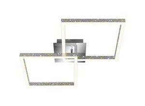 4002707429098 - Leuchten frame led Deckenleuchte 1x led Fernbedienung Dimmbar 9 w 1100 lm Metall-Kunststoff Aluminium-Chrom - Briloner