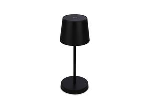 4002707438427 - Piha usb-c dimmbare Akku-Tischleuchte Außenleuchte Gartenleuchte Kunststoff schwarz led 3000 Kelvin 150 lm IP44 Spritzwasserschutz 26 w - Briloner