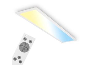 4002707439455 - Deckenleuchte Panel Fernbedienung Kunststoff-Metall weiß led 6500 Kelvin 2600 lm IP20 245 w - Briloner