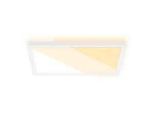 4002707445456 - Leuchten slim led led Panel 1x led cct Hintergrundbeleuchtungseffekt Dimmbar 18 w 2350 lm Kunststoff Weiß - Briloner