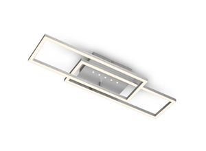 4002707445531 - Leuchten frame dot led Deckenleuchte 1x led Memory Funkton Getrennt schaltbar Dimmbar 13 w 1350 lm Metall-Kunststoff Aluminiumfarbig - Briloner