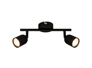 4002707446842 - - Spotlampe Schwenkbar GU10-Fassung max 9 Watt Schwarz 275x80x100mm (LxBxH)