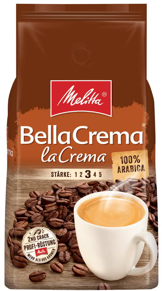 4002720008102 - BellaCrema Cafe LaCrema ganze Bohnen 1kg 4002720008102 Melitta