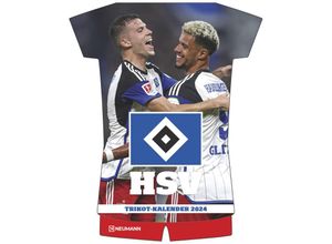 4002725987341 - Hamburger SV 2024 - Trikotkalender - Fußball-Kalender - Fan-Kalender - 341x42