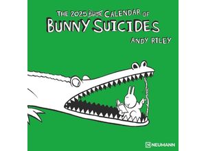 4002725987938 - N NEUMANNVERLAGE - Bunny Suicides 2025 Broschürenkalender 30x30cm Wandkalender mit lustigen Illustrationen internationalen Feiertagen und Mondphase