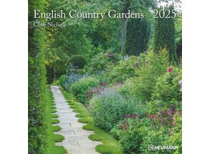 4002725988003 - N NEUMANNVERLAGE - English Country Gardens 2025 Broschürenkalender 30x30cm Wandkalender mit schönen Garten-Motiven aus England internationalen Feie