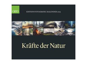 4002725988652 - GEO Edition - Kräfte der Natur 2025 70x60cm Posterkalender mit spektakulären Kräften der Elemente inklusive 12 Motive als Postkarten zum Heraustren