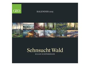 4002725988683 - GEO - Sehnsucht Wald Wandkalender 2025 - Eindrucksvoller Waldlandschaften Kalender Harmonisches Format 60x55 cm mit Faszinierenden Wald- und Naturbi