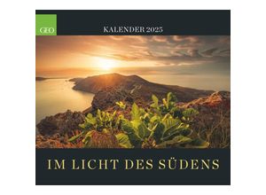 4002725988782 - GEO - Im Licht des Südens 2025 Wandkalender 50x45cm Posterkalender mit atemberaubenen Naturaufnahmen Kalender für 365 Tage Urlaub im Süden