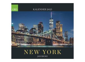 4002725988805 - GEO - New York Wandkalender 2025 50x45cm Posterkalender mit Fotografien von Jan Becke eindrucksvolle Bilder der Metropole an der US-Küste