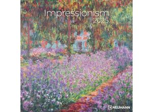 4002725994059 - N NEUMANNVERLAGE - Impressionism 2025 Broschürenkalender 30x30cm Wandkalender mit künstlerischen Abbildungen Mondphasen viel Platz für Notizen und