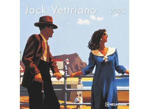 4002725994066 - N NEUMANNVERLAGE - Jack Vettriano 2025 Broschürenkalender 30x30cm Wandkalender mit Abbildungen von Jack Vettriano Mondphasen viel Platz für Notize