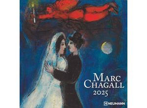 4002725994103 - N NEUMANNVERLAGE - Marc Chagall 2025 Broschürenkalender 30x30cm Wandkalender mit Abbildungen von Marc Chagall Mondphasen viel Platz für Notizen un