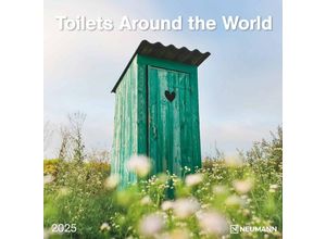 4002725994165 - N NEUMANNVERLAGE - Toilets Around the World 2025 Broschürenkalender 30x30cm Wandkalender mit künstlerischen Abbildungen Mondphasen viel Platz für