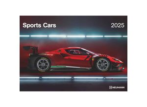 4002725994332 - N NEUMANNVERLAGE - Sports Cars 2025 Wandkalender 45x48cm Kalender mit Abbildungen von hochleistungs-Autos Speed Cars Mondphasen Spiralbindung un