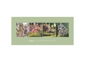 4002725994349 - Landlust - Garten-Kontraste Panorama 2025 110x50cm Wandkalender mit Garten-Motiven im Großformat Schönheit des Gartens in vielen Facetten Spiralbi