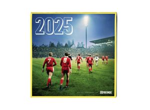 4002725995216 - Ein Flutlichtkalender von 11FREUNDE 2025 - Wand-Kalender - Broschüren-Kalender - 30x30 - 30x60 geöffnet - Fußball-Kalender