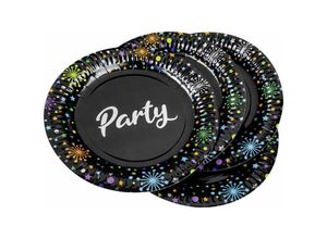 4002727198806 - TIB Heyne Papp-Teller 8 Stück Ø 23 cm Pappteller Partyteller Einwegteller