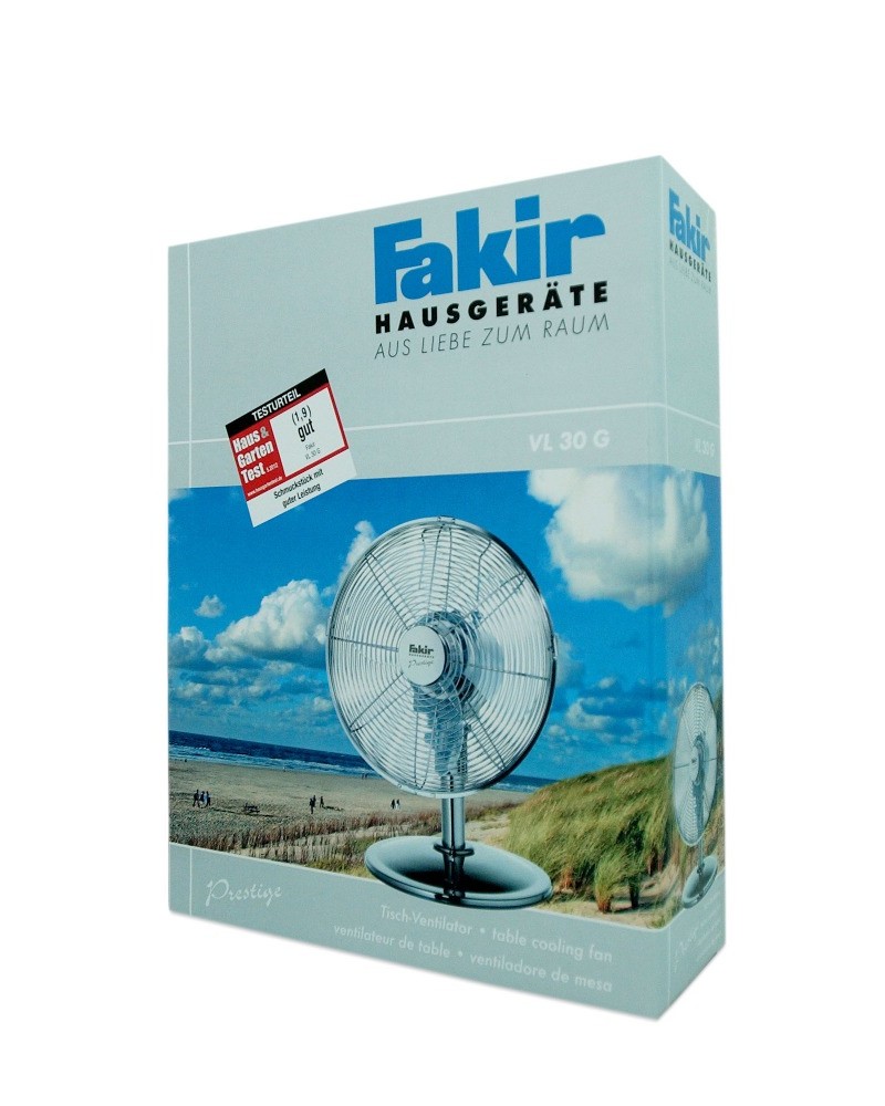 4002780008579 - Fakir-Hausgeräte GmbH FAKIR VL 30 G Tischventilator Prestige  4002780008579