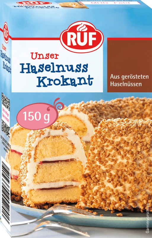 4002809004346 - Ruf Haselnuss Krokant 150g