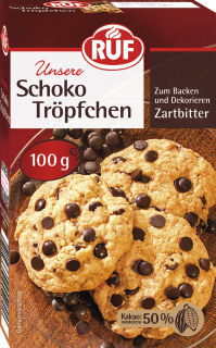 4002809024306 - Ruf Schokotröpfchen Zartbitter 100g