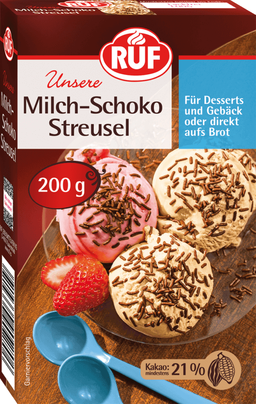 4002809024771 - Ruf Milch Schokostreusel 200g