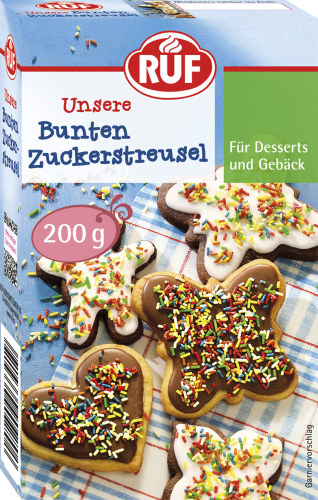 4002809024825 - Ruf Bunte Zuckerstreusel 200g