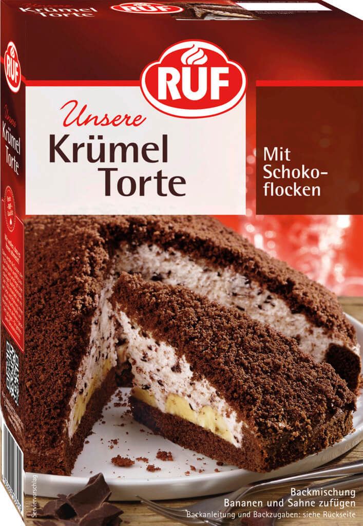 4002809027635 - Ruf Krümeltorte Backmischung 425g