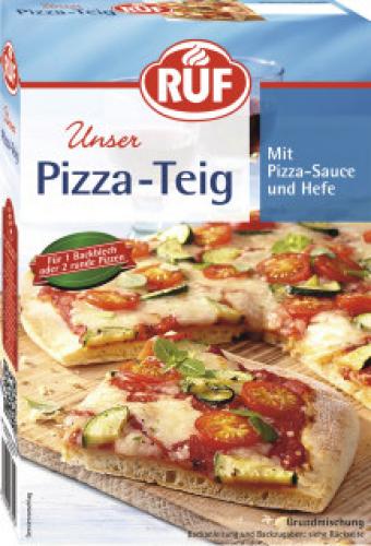 4002809037849 - Ruf Unser Pizza-Teig mit Pizza-Sauce und Hefe 315g