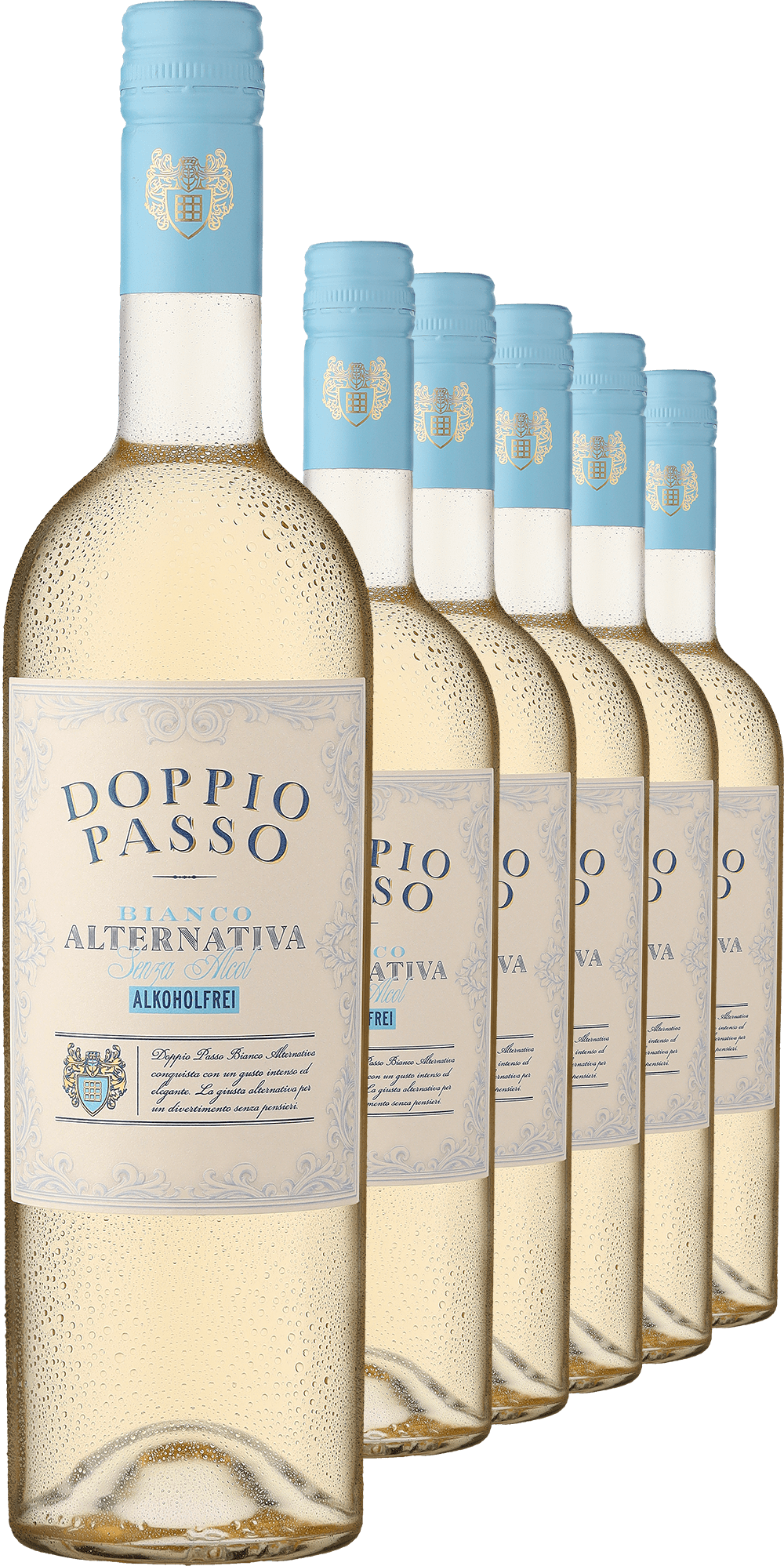 4002859987149 - Doppio Passo Bianco »Alternativa« Alkoholfrei im 6er-Vorratspaket