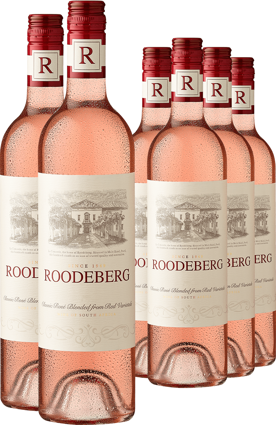 4002859987651 - 4+2-PAKET KWV Roodeberg Rosé 2023