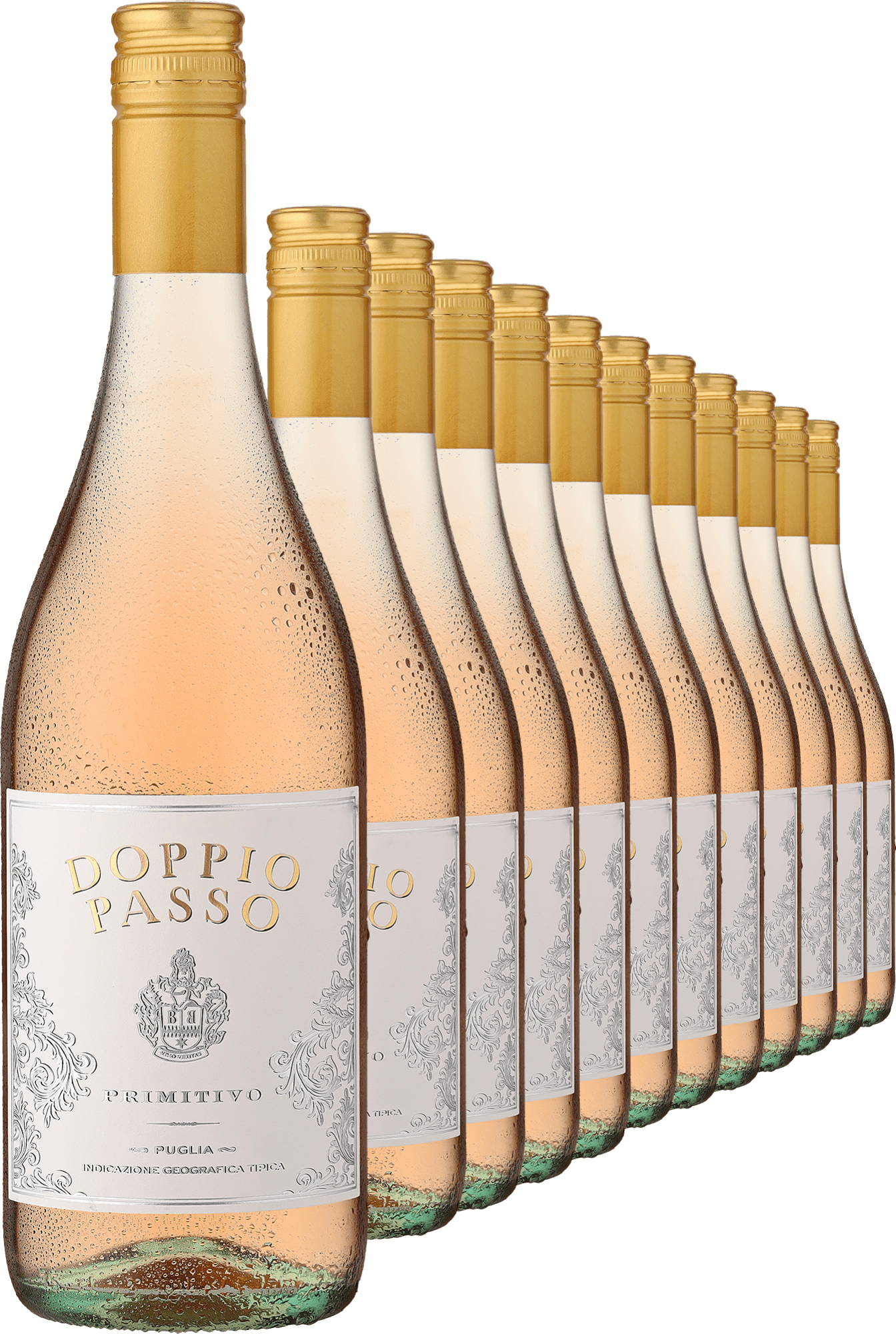 4002859988023 - 2023 Doppio Passo Rosato Primitivo im 12er-Vorratspaket