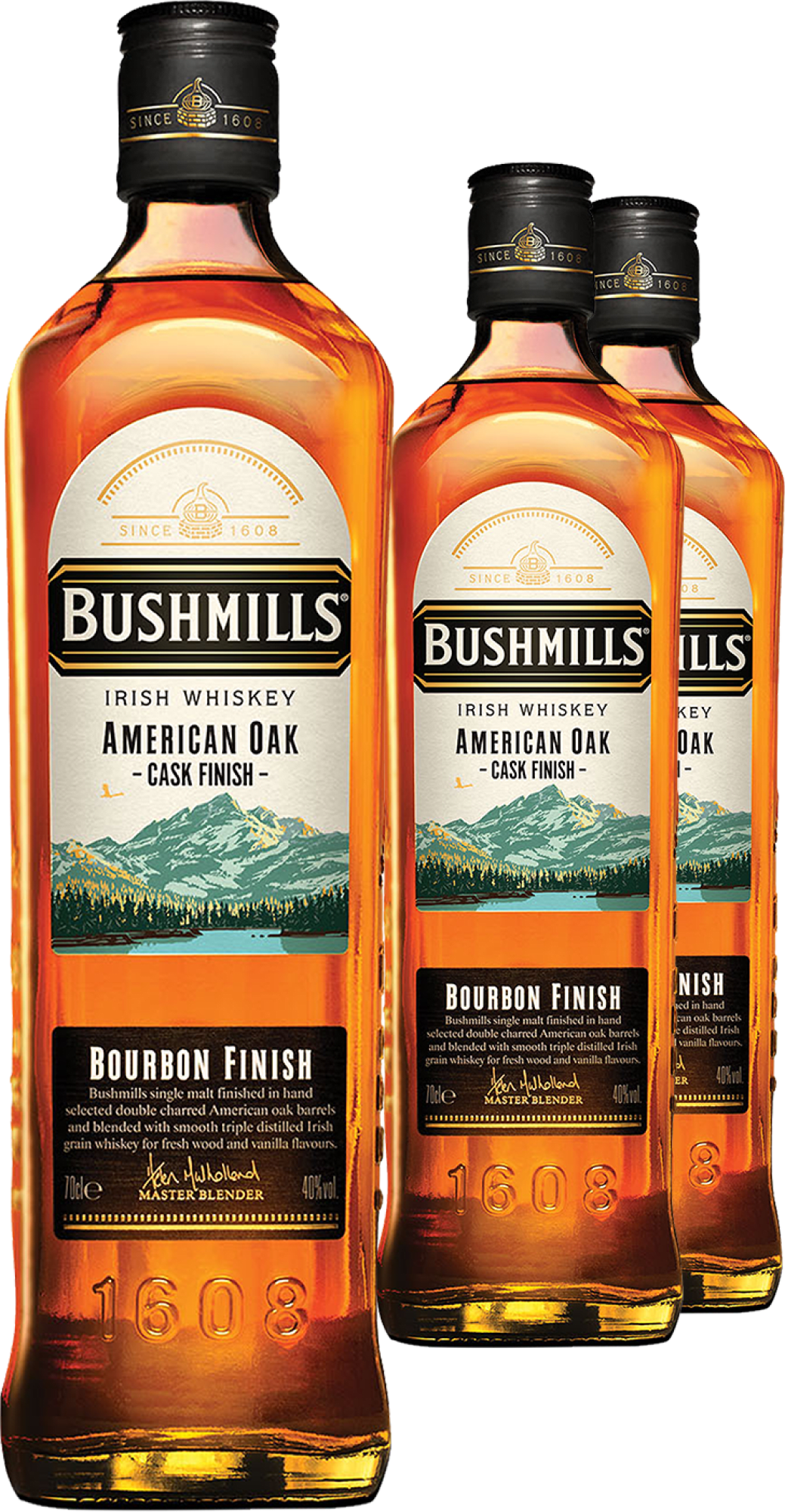 4002859988481 - 2+1-PAKET Bushmills Irish Whiskey Original Cask American Oak