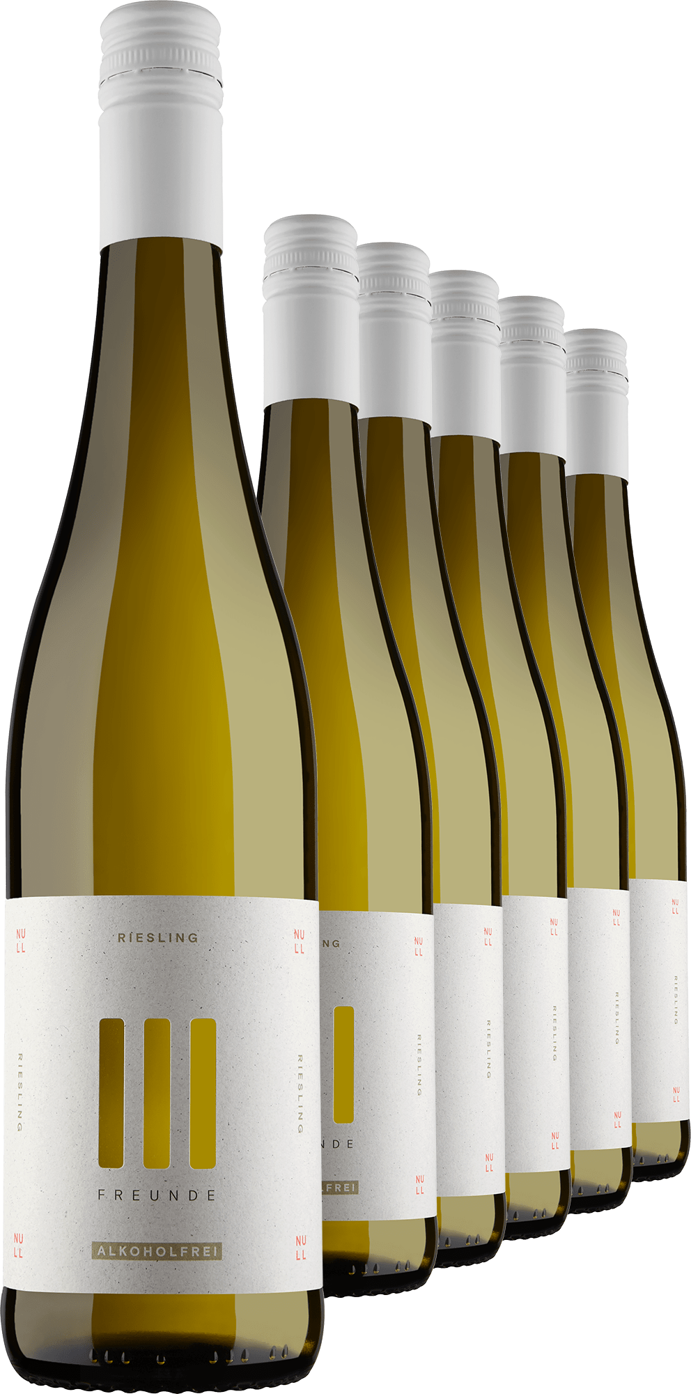 4002859988801 - III Freunde Riesling Alkoholfrei im 6er-Vorratspaket