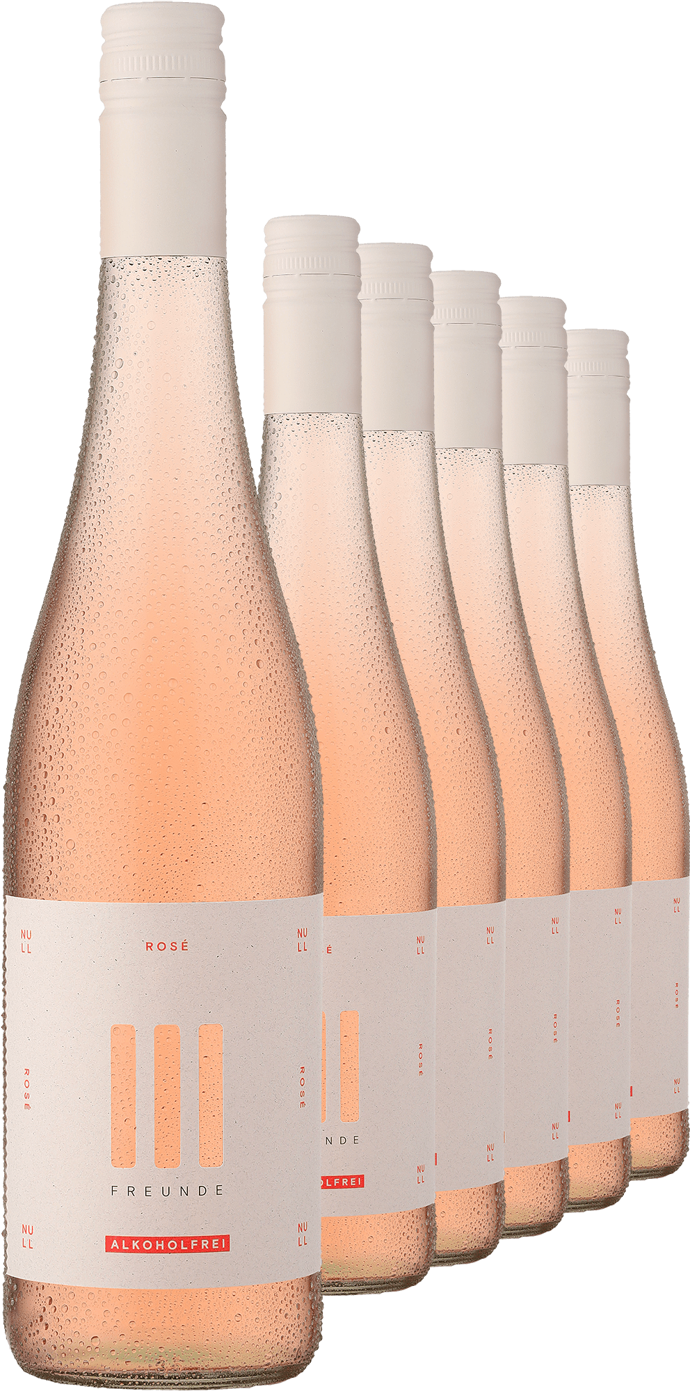 4002859988818 - III Freunde Rosé Alkoholfrei im 6er-Vorratspaket