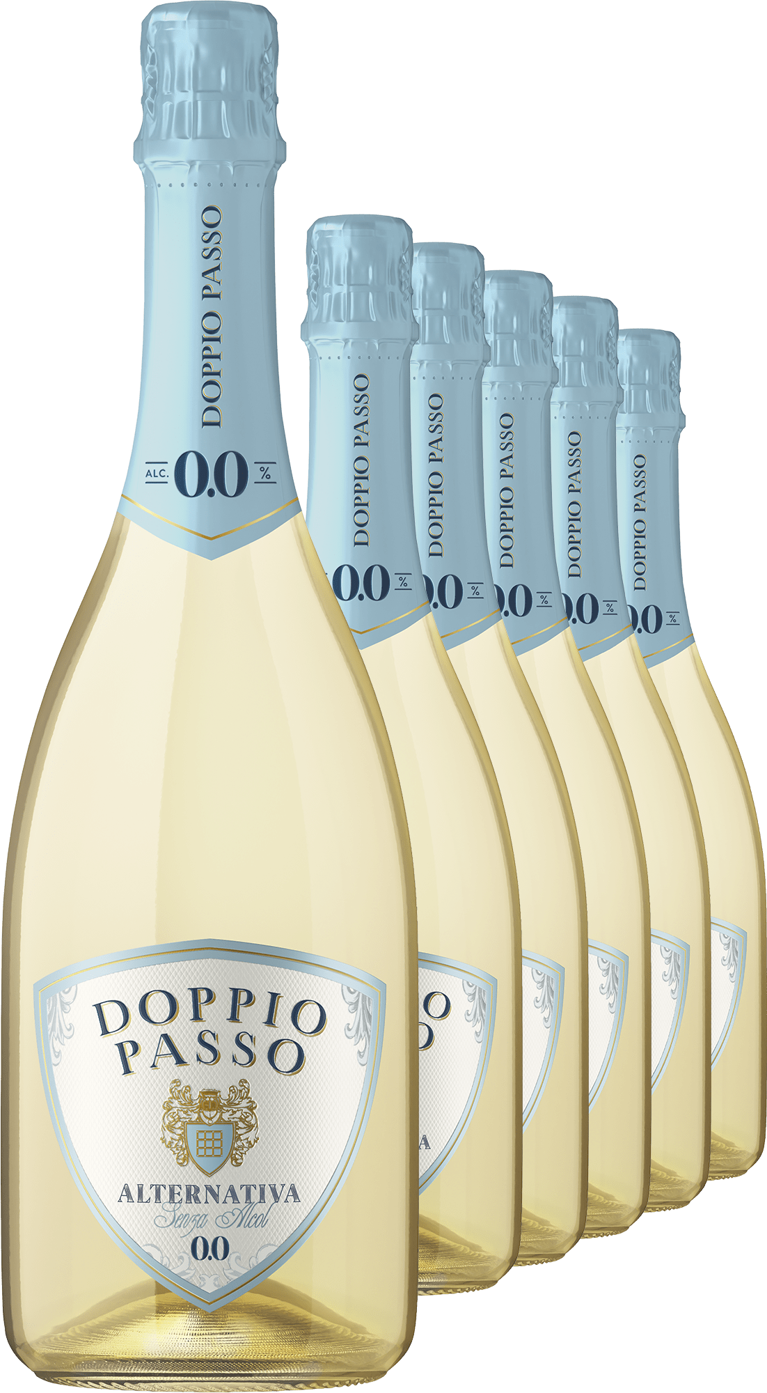 4002859989266 - Doppio Passo »Alternativa« Sparkling Alkoholfrei im 6er-Vorratspaket