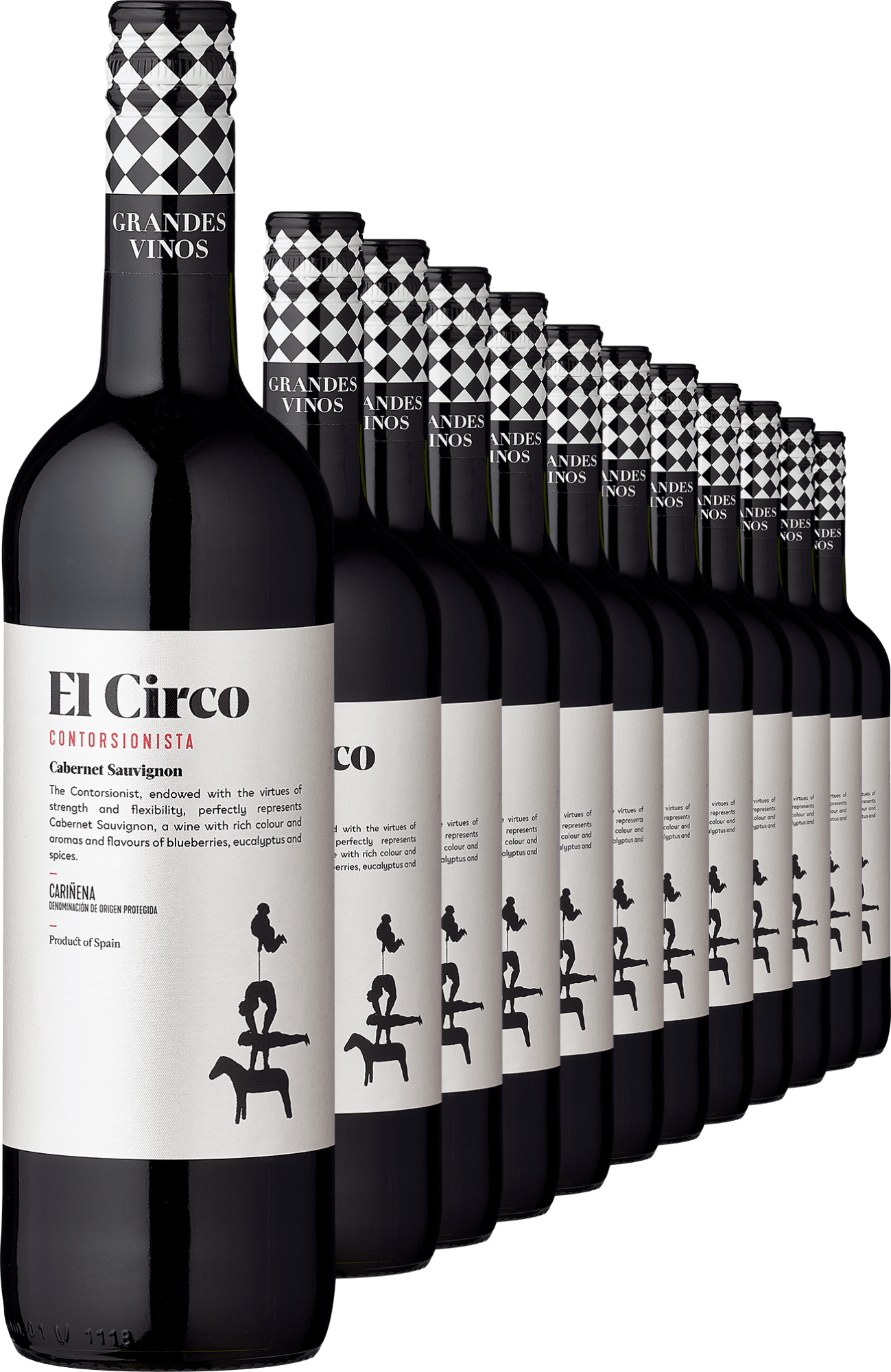 4002859989754 - 2022 El Circo »Contorsionista« Cabernet Sauvignon im 12er-Vorratspaket