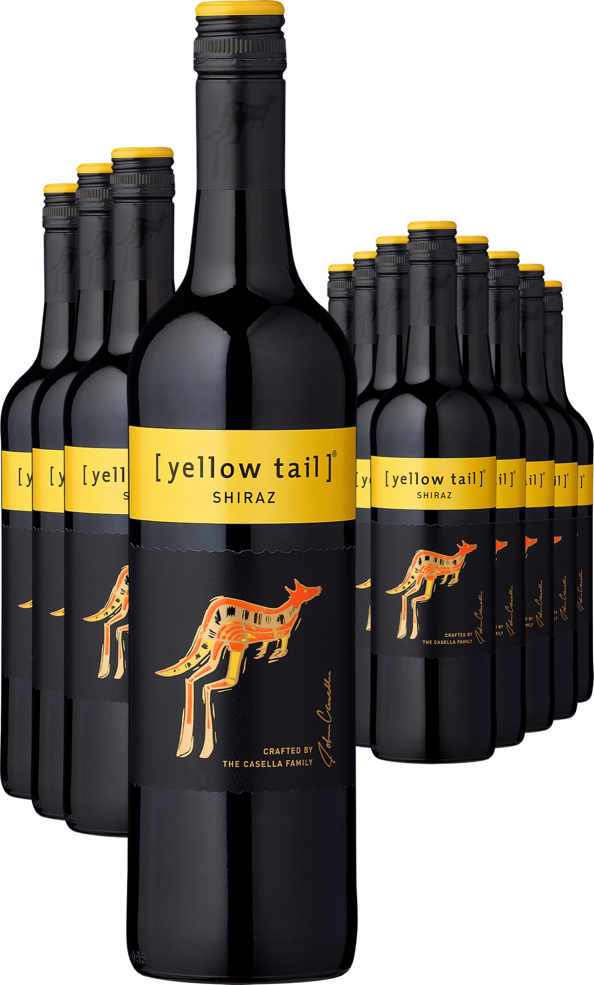 4002859989761 - 8+4-PAKET [yellow tail] Shiraz 2022