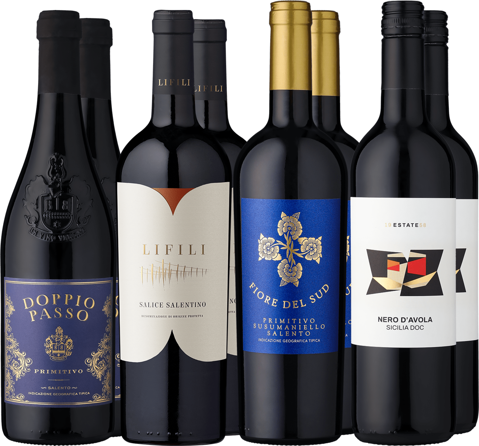 4002859994116 - 8er-Probierpaket »Italienische Rotweinreise«