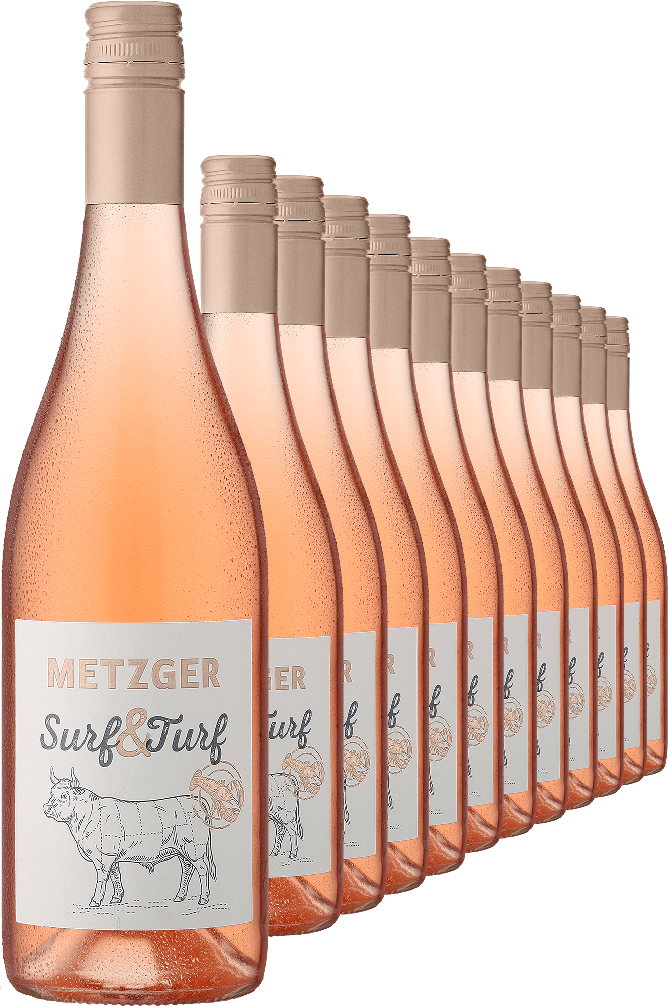4002859994680 - 2024 Metzger »Surf
Turf« Rosé im 12er-Vorratspaket 4002859994680 - 2024 Metzger »Surf
Turf« Rosé im 12er-Vorratspaket