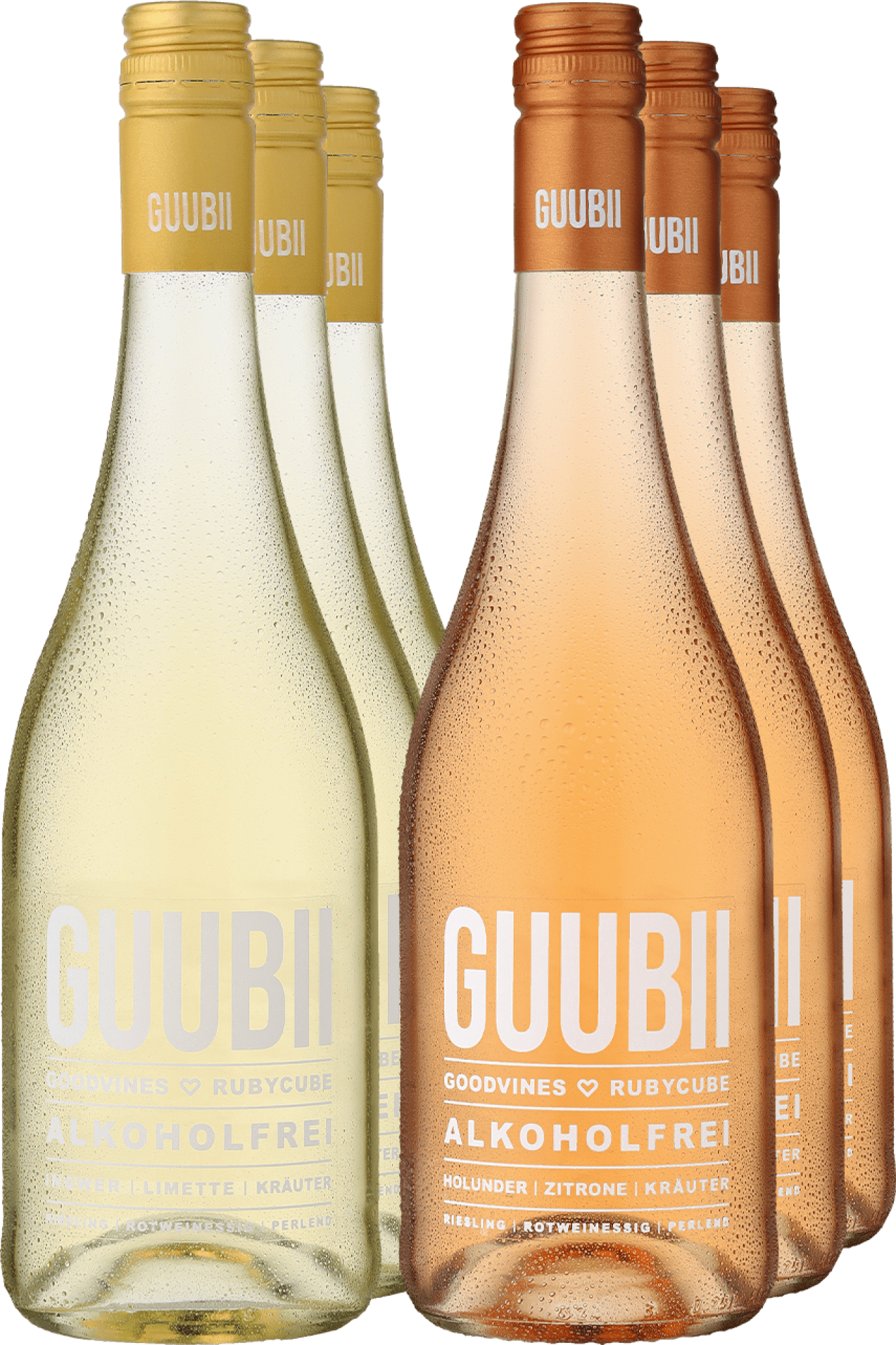 4002859996561 - 6er-PAKET »Gemischtes Doppel GUUBII Alkoholfrei«