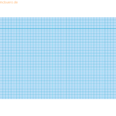 4002871148641 - Karteikarten 114864 A6 kariert 190g blau 100 Stück 100 Stück