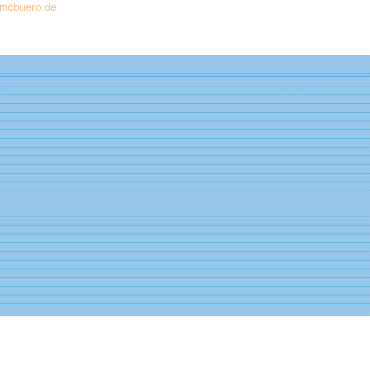 4002871150644 - Karteikarten 115064 blau A6 liniert 190g  4002871150644 100 Stück