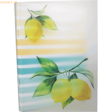 4002871467964 - Notizbuch Lemon DIN A5 kariert mehrfarbig Softcover 200 Seiten