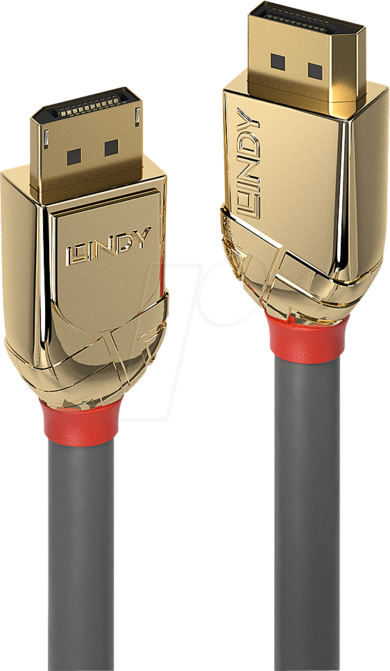 4002888362917 - LINDY DisplayPort Anschlusskabel DisplayPort Stecker DisplayPort Stecker 100 m Grau 36291 DisplayPort-Kabel