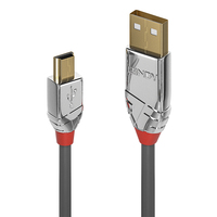 4002888366328 - USB-Kabel usb 20 usb-a Stecker USB-Mini-B Stecker 200 m Grau 36632 - Lindy 4002888366328 - USB-Kabel usb 20 usb-a Stecker USB-Mini-B Stecker 200 m Grau 36632 - Lindy