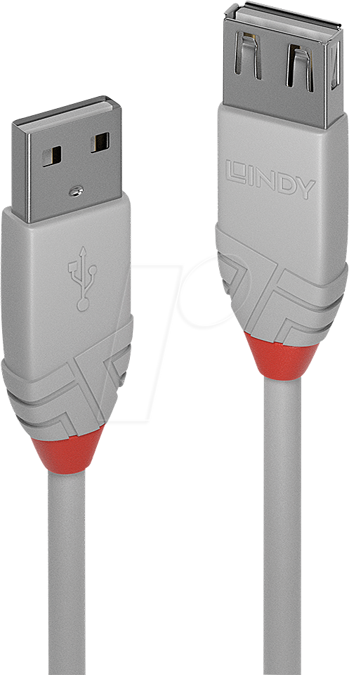 4002888367103 - LINDY 36710 - USB 20 Kabel A Stecker auf A Buchse 02 m