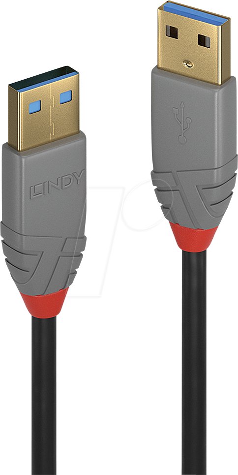 4002888367509 - USB-Kabel usb 32 Gen1 (usb 30   usb 31 Gen1) usb-a Stecker usb-a Stecker 050 m Schwarz 3 - Lindy