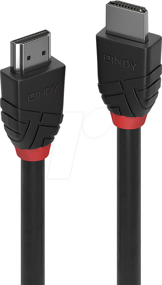 4002888367707 - LINDY 36770 - HDMI Kabel - Black Line 8K60Hz 050 m