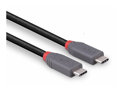 4002888369572 - LINDY 15m USB4 240W Typ C Kabel 40Gbit s Anthra Line